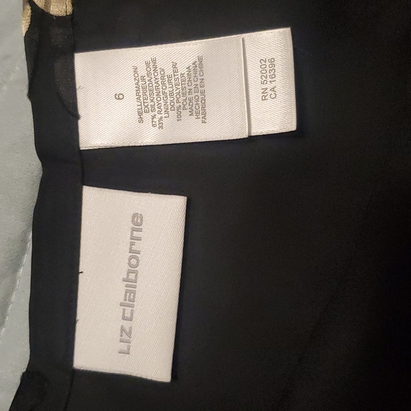 Liz Claiborne womens black size 6 skirt - Picture 3 of 7